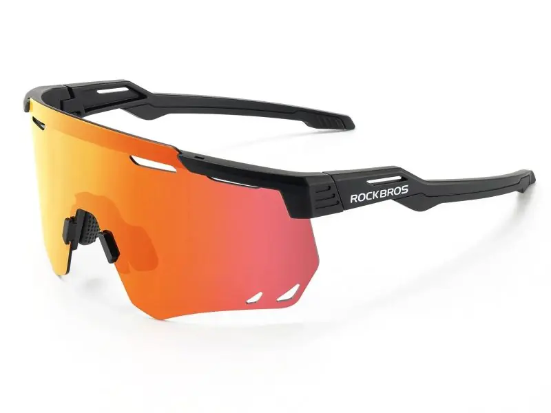 Rabatter Rockbros Polarized Cykelglasögon, Black