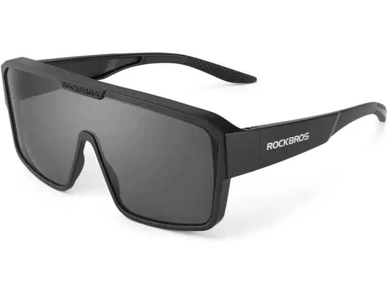 RockBros Tec Cykelglasögon, mörkgrå risnedsättning