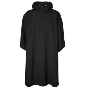Basil Hoga Unisex Regnponcho, Jet Black Begränsat erbjudande