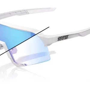 100% S3 Photochromic Cykelglasögon, Pearl White Glitter Rabatter