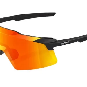 100% Aerocraft Cykelglasögon, Soft Tact Black Sista chansen